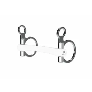 Baucher-Gebiss für Pferde mit geradem, doppelt gebrochenem Lauf Winderen image-1