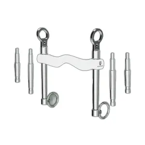 Set van 3 paardenhoofdstel bitten Winderen image-0