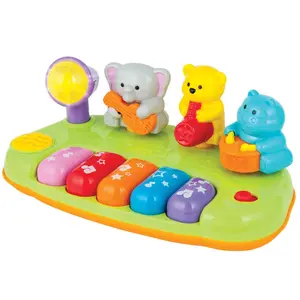 Piano with lights, sounds and melodies Winfun animalitos image-0