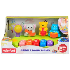 Piano with lights, sounds and melodies Winfun animalitos image-1