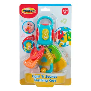 Activity lamp with key chain, sounds and melody Winfun image-1