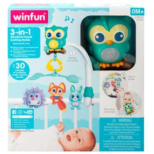 Music and moving lights for the crib. 3 finishes Winfun image-1