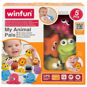 Set of 5 bath animals Winfun image-0