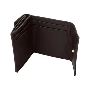 Compact leather wallet for women Wings RFID image-3
