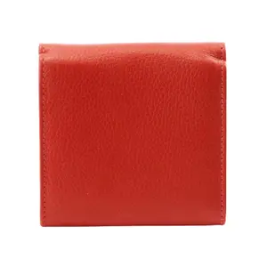 Compact leather wallet for women Wings RFID image-4