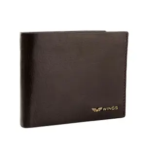 Leather Wallet with Flap Wings image-3