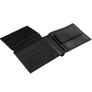 Leather Wallet with Foldable Flap Wings image-2