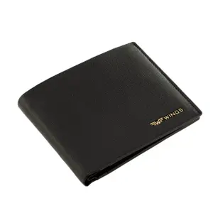 Leather Wallet with Foldable Flap Wings image-4