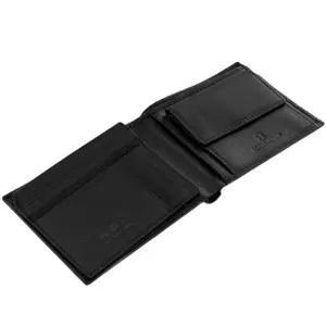 Leather Wallet with Foldable Flap Wings image-6