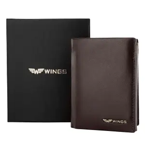 Genuine Goat Leather Wallet Wings image-1