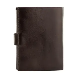 Zipped leather wallet Wings image-2