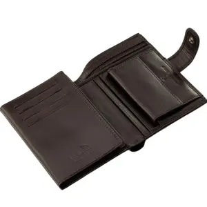 Zipped leather wallet Wings image-3