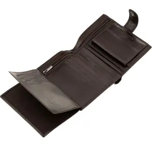 Zipped leather wallet Wings image-4