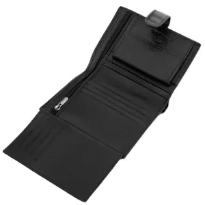 Leather Wallet with Buckle Wings image-2