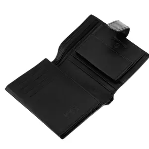 Leather Wallet with Buckle Wings image-6