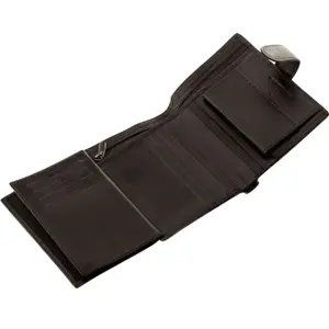 Leather Wallet with Buckle Wings image-2