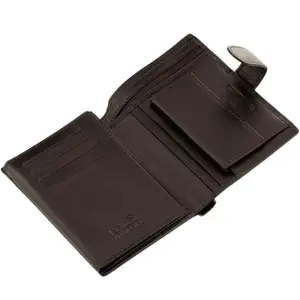 Leather Wallet with Buckle Wings image-6