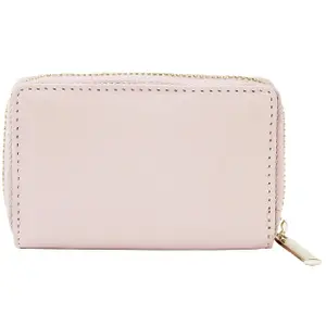 Natural Leather Zippered Wallet Woman Wings image-4