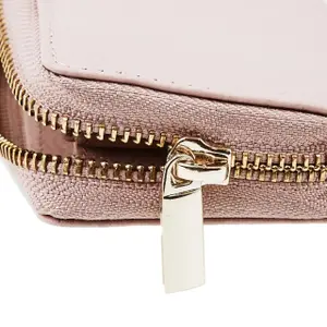 Natural Leather Zippered Wallet Woman Wings image-5