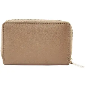 Natural Leather Zippered Wallet Woman Wings image-4