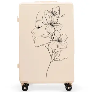 Suitcase Wings ABS+ Flower 28" image-2