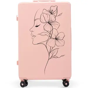 Suitcase Wings ABS+ Flower 28" image-2