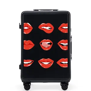 Maleta mediana Wings ABS+ Customized Lips 24" image-2