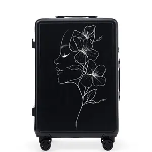 Maleta mediana Wings ABS+ Customized Flower 24" image-2
