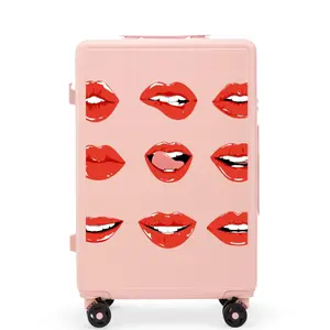 Maleta mediana Wings ABS+ Customized Lips 24" image-2