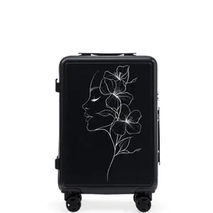 Valise cabine personnalisé Wings ABS+ Flower 20" image-2