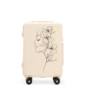Valise cabine personnalisé Wings ABS+ Flower 20" image-2