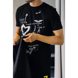 T-shirt med tryck Wings Oversize image-0