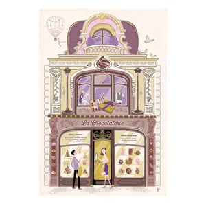 Tea towel Winkler Façade image-0