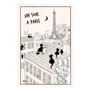 Tea towel Winkler Dubout Un Soir image-0