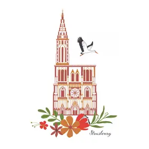 Geschirrtuch mit Wabenstruktur aus Recyclingmaterial Blumenkathedrale Winkler image-0