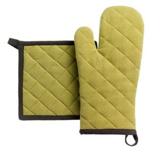 Ensemble gant de cuisine et manique recyclé Grace Winkler image-0