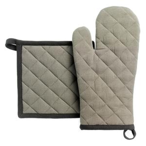 Recycled Grace kitchen glove and pot holder set Winkler