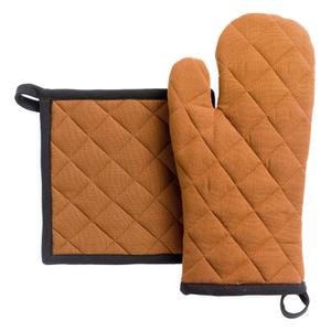 Ensemble gant de cuisine et manique recyclé Grace Winkler image-0