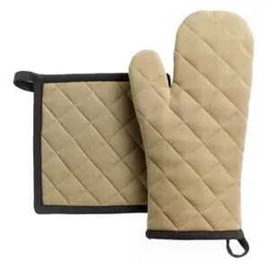 Ensemble gant de cuisine et manique recyclé Grace Winkler image-0