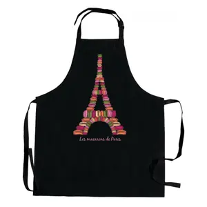 Recycled kitchen apron - macarons de paris Winkler