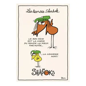 Tea towel - common sense Winkler Shadoks