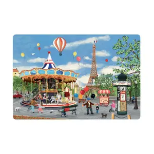 Eiffel Tower carousel placemat Winkler