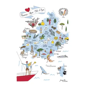 Paño de cocina - carte paca Winkler image-0