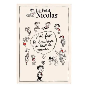 Tea towel - petit nicolas le bonheur Winkler