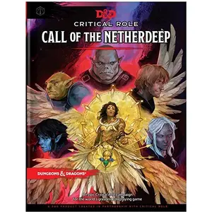 Bok Wizard of the coast Dungeons & Dragons 5 - Livre Critical Role Presents Call Of Netherdeep Anglais