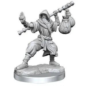 Model human monk male miniature figurine kit WizKids Dungeons & Dragons Frameworks image-2
