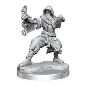Model human monk male miniature figurine kit WizKids Dungeons & Dragons Frameworks image-1