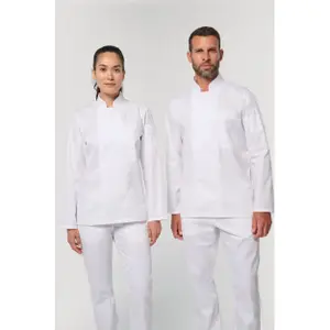 Eco-Friendly Breathable Short Sleeve Chef Jacket WK. Designed To Work image-1