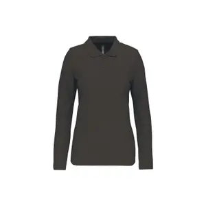 Polo de manga larga para mujer WK. Designed To Work image-0