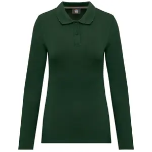 Polo de manga comprida para mulher WK. Designed To Work image-0